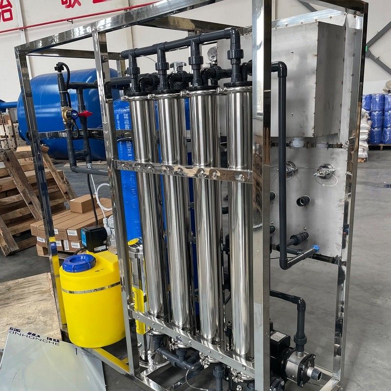 Cassa di legno per la produzione di acqua potabile pura macchina di trattamento industriale 500l con filtro RO
