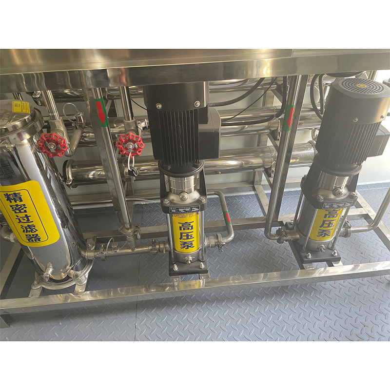 Apparecchiature per il trattamento dell'acqua filtrata per impianti di trattamento delle acque minerali pure da 1000 litri