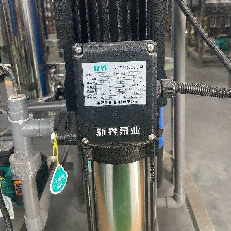500LPH filtro ad osmosi inversa macchina dell'acqua deionizzata per sistema RO demineralizzato