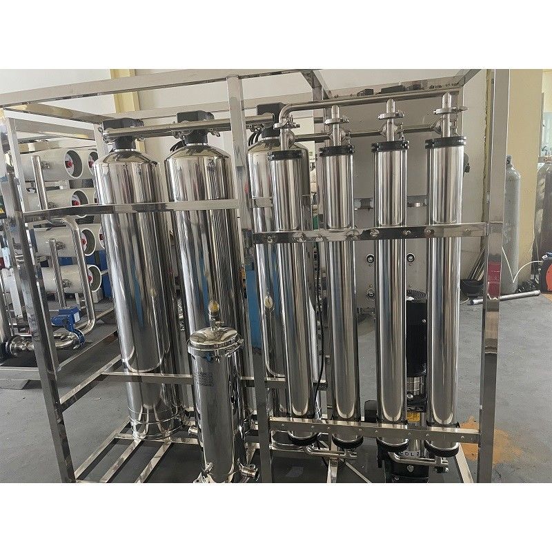Sistema di filtraggio dell'acqua RO industriale con filtro al carbone attivo e depurazione dell'acqua