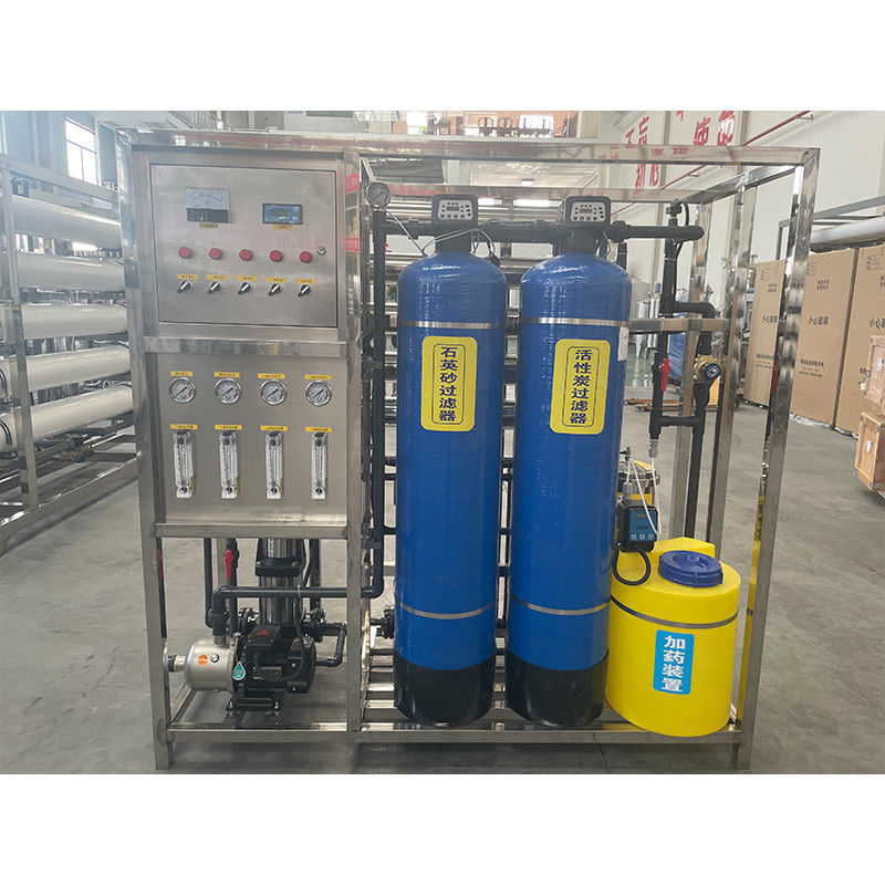 1T Sistema di filtrazione dell'acqua RO a due fasi di desalinizzazione dell'acqua di mare con un peso di 260 kg