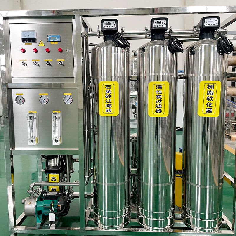 1000LPH RO Sistema di depurazione dell'acqua ad osmosi inversa per impianti di trattamento delle bottiglie