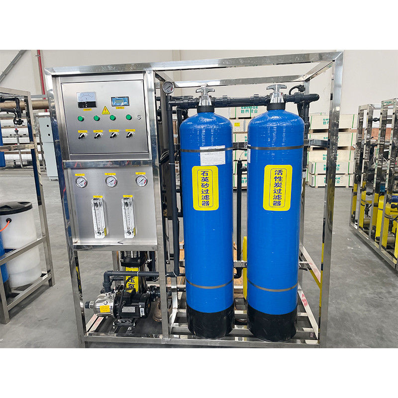 1L/H attrezzature di depurazione dell'acqua RO a due fasi per il trattamento della desalinizzazione dell'acqua di mare