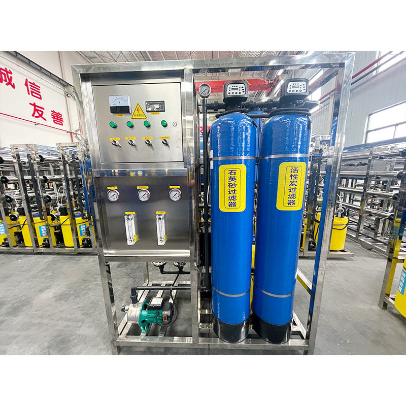 Componenti principali Motore Sistema di depurazione dell'acqua da 500 kg/h per la produzione di acqua minerale