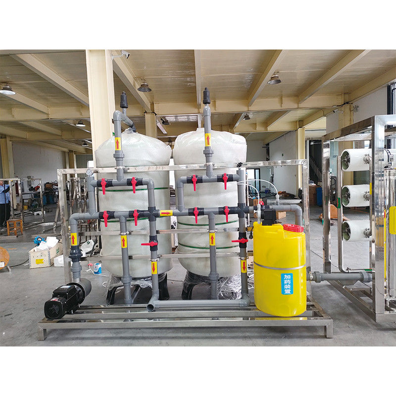 6000LPH impianto commerciale di filtraggio dell'acqua per filtrazione dell'acqua con osmosi inversa industriale