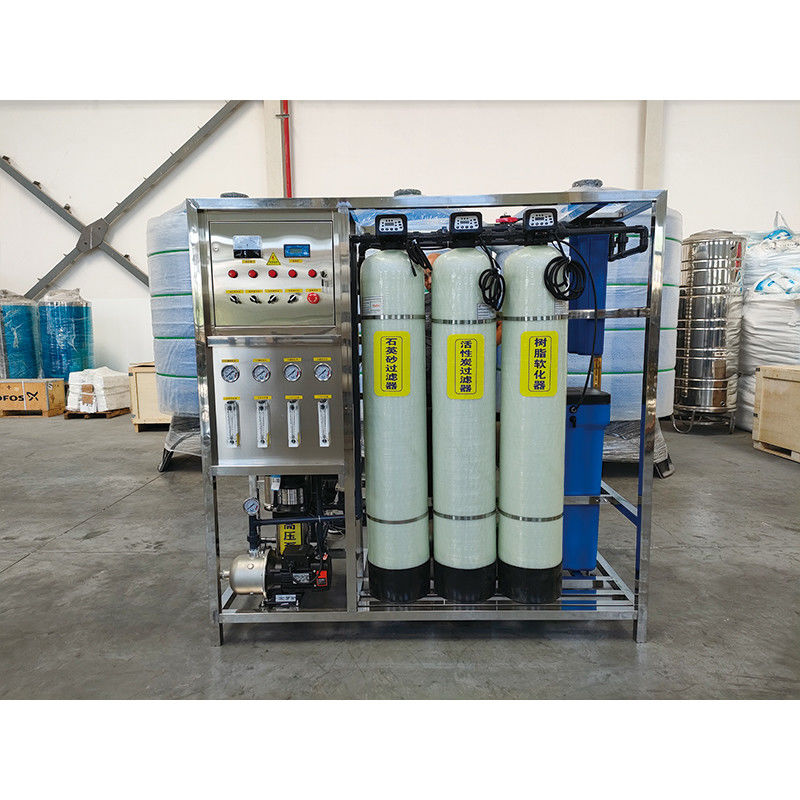 Filtro per la depurazione dell'acqua mediante osmosi inversa industriale con modulo UF e capacità di 500L