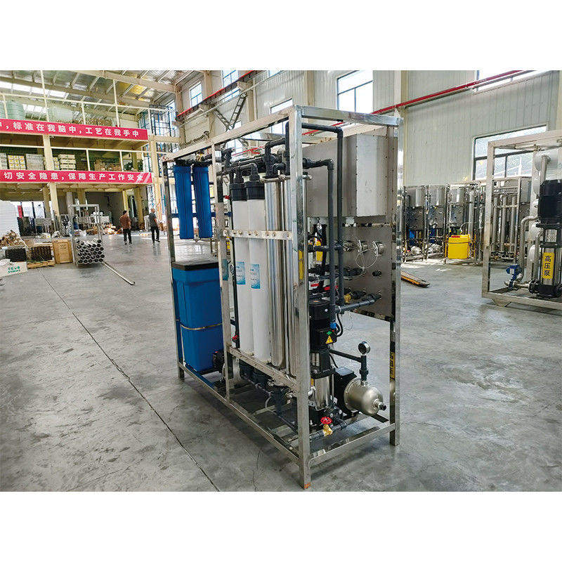 Filtro per la depurazione dell'acqua mediante osmosi inversa industriale con modulo UF e capacità di 500L