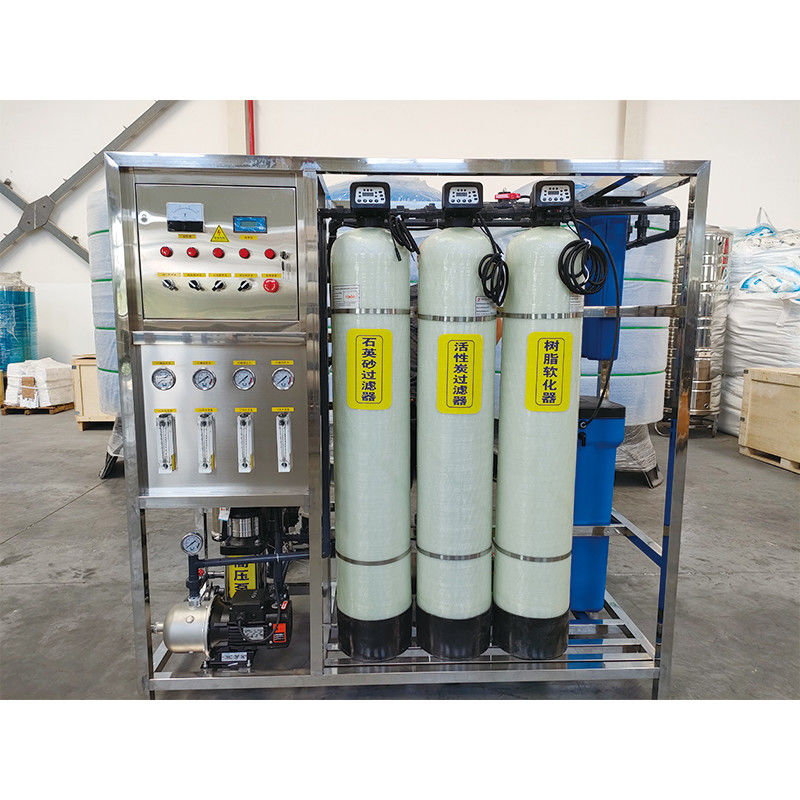 Filtro per la depurazione dell'acqua mediante osmosi inversa industriale con modulo UF e capacità di 500L